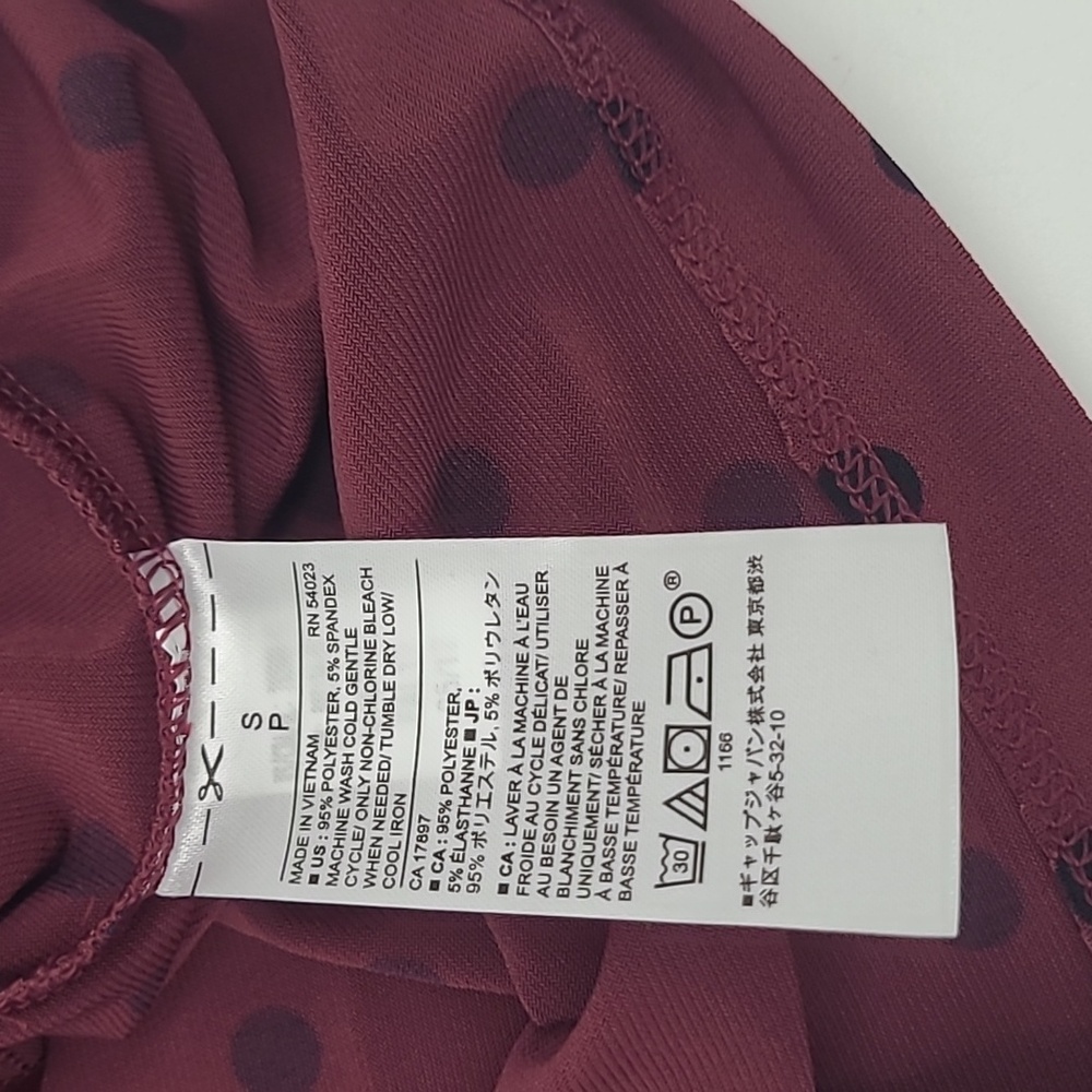 NWT Banana Republic Polka Dot Tank Top Women's Size Small - Picture 6 of 8